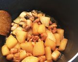 大根と鶏肉の簡単煮物♪作り方5写真