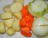 カレー味の肉じゃが作り方1写真