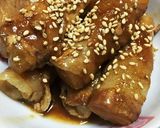 簡単☆長芋の豚肉巻き☆鉄板タレ作り方12写真