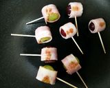 キラキラ☆ぶどうのベーコン巻きピンチョス作り方3写真