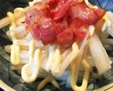 ごま油でカリカリベーコン☆簡単大根サラダ作り方3写真