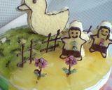 子供と楽しく♪ココナッツムース ケーキ☆作り方7写真