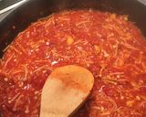蟹とエノキのトマトクリームパスタ作り方5写真