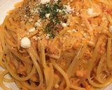 蟹とエノキのトマトクリームパスタ作り方10写真