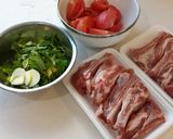 スペアリブとフレッシュトマトの煮込み作り方1写真