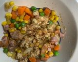 レンジ簡単梅オーロラソースオムライス弁当作り方4写真