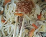 バターで旨くなるなる♪焼きうどんソース味作り方5写真