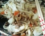 バターで旨くなるなる♪焼きうどんソース味作り方6写真