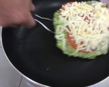 フライパンで作る！ピザ風お好み焼き♪作り方7写真