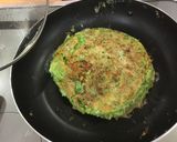 フライパンで作る！ピザ風お好み焼き♪作り方9写真