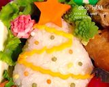 簡単おにぎりツリーとウズラの卵のトナカイ作り方1写真