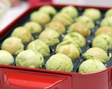 HMとたこ焼き器で　クリスマスツリー作り方3写真
