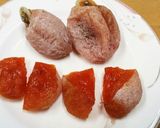 市田柿のチーズクリーム大福餅作り方1写真