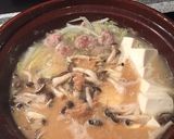 豚挽肉団子の豆乳鍋作り方4写真