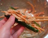 きゅうりではさんだバンバンジー作り方5写真
