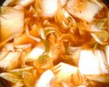 酸っぱいキムチでたまごスープ！作り方1写真