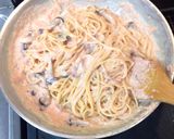 牛乳で簡単！明太子クリームパスタ♪作り方5写真