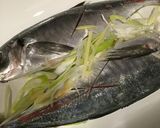 電子レンジだけで！アジのねぎ蒸し作り方3写真