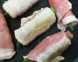 オクラの梅シソ豚肉巻き作り方7写真