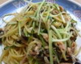 簡単！ツナと水菜のしゃきしゃきパスタ作り方6写真