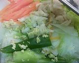 白菜とホタテ卵とじ煮作り方3写真