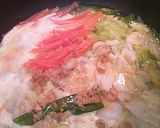 白菜とホタテ卵とじ煮作り方4写真
