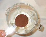 桃の缶詰ケーキ♪簡単ココアフルーツケーキ作り方4写真