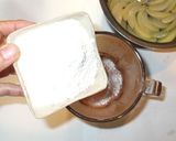 桃の缶詰ケーキ♪簡単ココアフルーツケーキ作り方5写真
