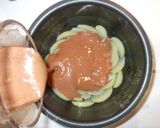 桃の缶詰ケーキ♪簡単ココアフルーツケーキ作り方6写真
