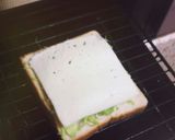 簡単トーストアレンジ♪チーズお好み焼き風作り方2写真