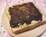 簡単トーストアレンジ♪チーズお好み焼き風作り方3写真