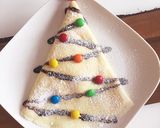 クリスマスツリー☆チョコバナナクレープ作り方8写真