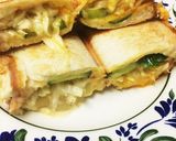 バウルーで半熟卵のホットサンド！沼サン風作り方7写真