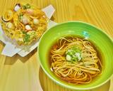 今日のランチは豪華に！海鮮かき揚げ蕎麦♪作り方6写真