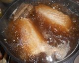 クリスマス簡単麦茶でさっぱりトロトロ煮豚作り方3写真