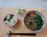 血管プラークダイエット607（月見そば）作り方3写真