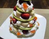 フルーツたっぷり☆パンケーキツリー作り方6写真