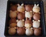 リラックマ＆コリラックマのちぎりパン♡作り方11写真