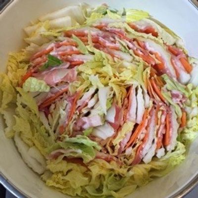 白菜ミルフィーユ鍋 by free-coasters 【クックパッド】 簡単