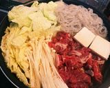 糖質制限♪すき焼き風鍋作り方1写真