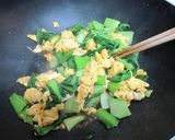超簡単＆時短☆チンゲン菜＆卵の甘辛炒め♪作り方2写真
