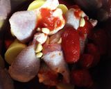 圧力鍋で簡単！！チキンのトマト煮込み作り方2写真