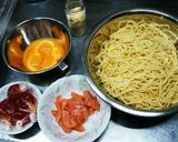 マグロ漁師濃厚絶賛鮭親子カルボナーラ作り方17写真