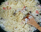 マグロ漁師濃厚絶賛鮭親子カルボナーラ作り方19写真