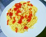 マグロ漁師濃厚絶賛鮭親子カルボナーラ作り方22写真