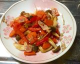 ふなしめじとパプリカとにんじんの野菜炒め作り方4写真