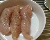 ごま昆布が決め手!ささみチーズ春巻き作り方1写真