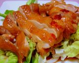 ウマウマ☆てりてりチキンまん♪蒸しパン作り方1写真