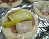 リーキと焼豚のピザ作り方4写真