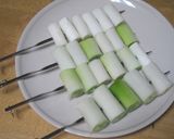 こんがり甘い！岩津ねぎの串焼き作り方1写真